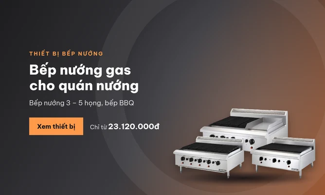Thiết bị bếp nướng: bếp nướng có chiên phẳng CB3BGG1B-17, bếp nướng 5 họng CB5B-17, bếp nướng CB3B-17 Berjaya
