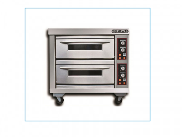 LÒ NƯỚNG DÙNG ĐIỆN, 2 TẦNG, 4 KHAY/ELECTRICAL BAKING OVEN, 2 DECK,4 TRAY