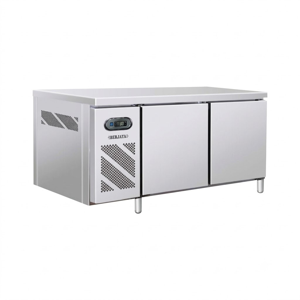 Bàn mát đông công nghiệp Berjaya BS2DCF4/Z, ảnh sản phẩm nền trắng