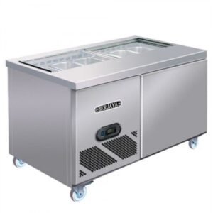 Bàn mát salad Berjaya BS1D-SSCF4-Z, ảnh sản phẩm nền trắng