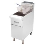 Bếp chiên nhúng đơn dùng gas có chân đứng Berjaya GDFE1BFS-17