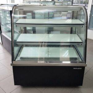 Tủ trưng bày kính cong Berjaya CCS12SB13-2FB, ảnh sản phẩm nền trắng