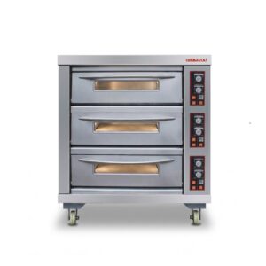 Lò nướng 3 tầng dùng điện Berjaya BJY-E20KW-3BD, ảnh sản phẩm nền trắng