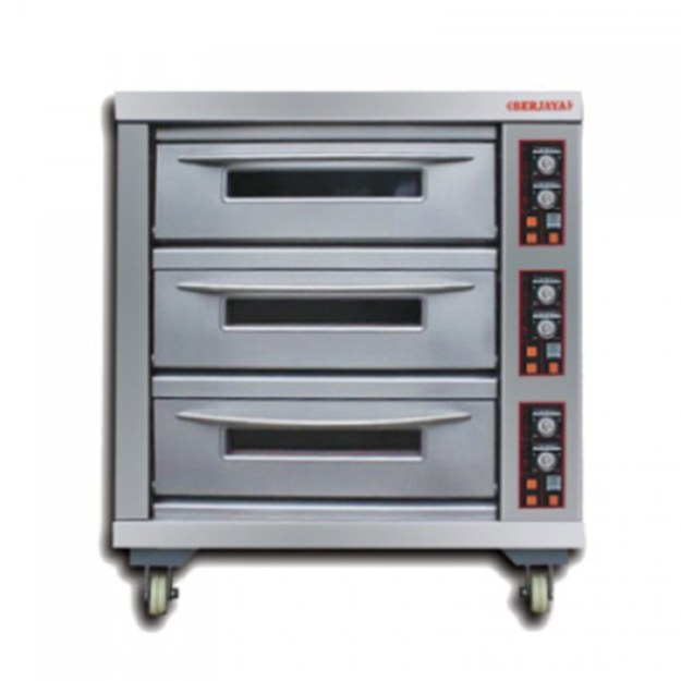 Lò nướng 3 tầng 9 khay dùng gas Berjaya BJY-G270-3BDD, ảnh sản phẩm nền trắng