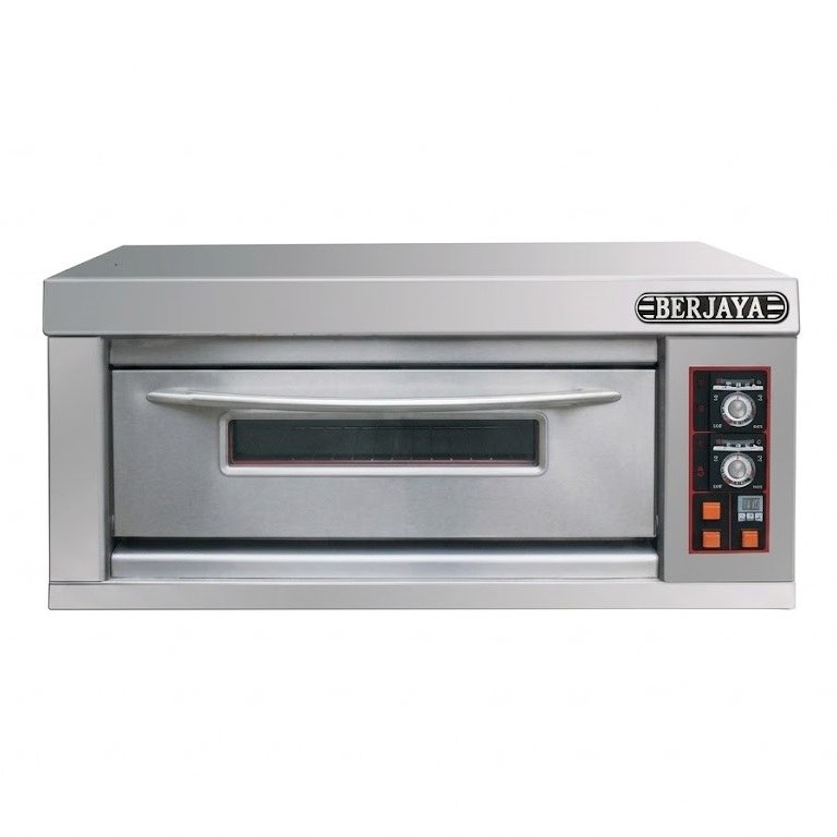 Lò nướng 1 tầng 2 khay Berjaya BJY-E6KW-1BD, ảnh sản phẩm nền trắng