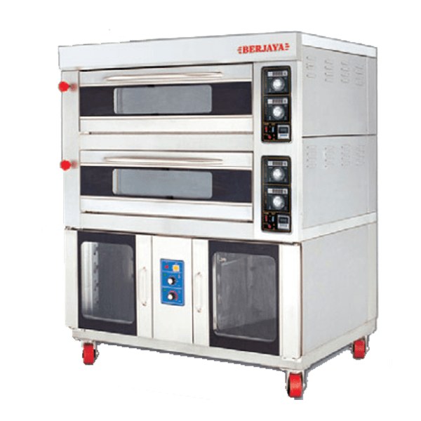 Lò nướng điện 2 tầng 16 khay BJY-2B-16PF-E, ảnh sản phẩm nền trắng