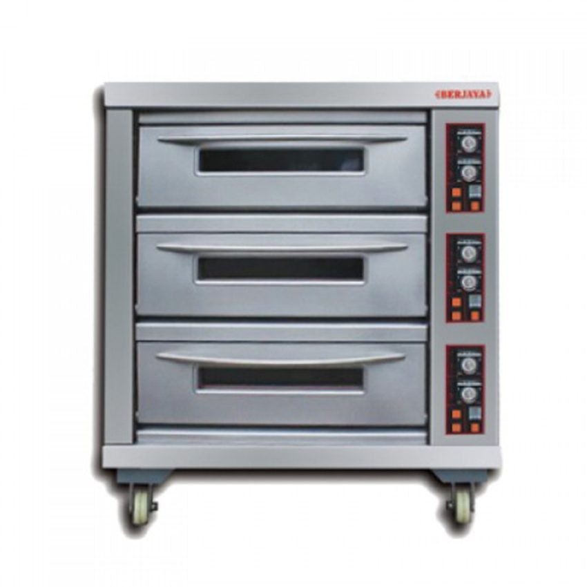 Lò nướng điện 3 tầng Berjaya BJY-E25KW-3BD, ảnh sản phẩm nền trắng