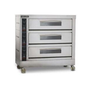 Lò nướng điện 3 tầng Berjaya BJY-E25KW-3PRM, ảnh sản phẩm nền trắng
