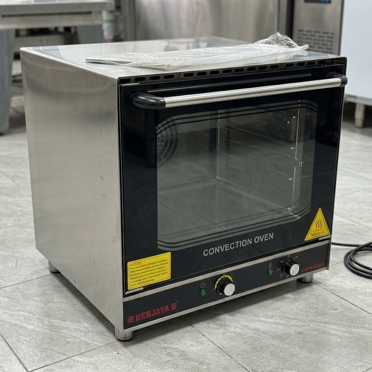 Lò nướng đối lưu Berjaya E-CO28, chụp thực tế, lò nướng đối lưu nhìn chéo