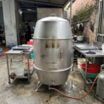 Lò quay vịt dùng gas không tay nắm Berjaya A-G27