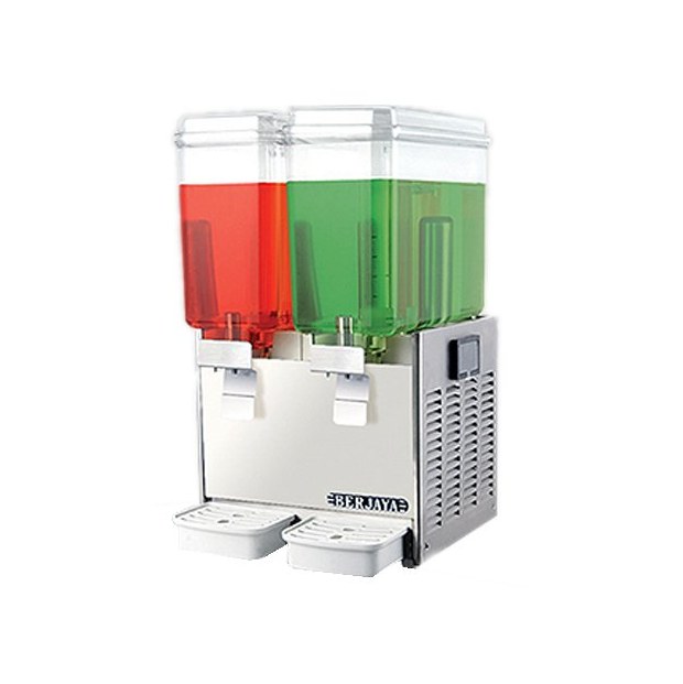 Máy nước trái cây 2 bình có trộn Berjaya JD-218-MIX26, ảnh sản phẩm nền trắng