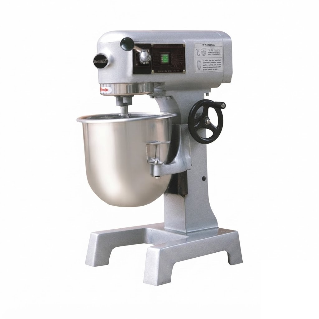 Máy trộn bột 10l không lồng Berjaya BJY-BM10-60, ảnh sản phẩm nền trắng