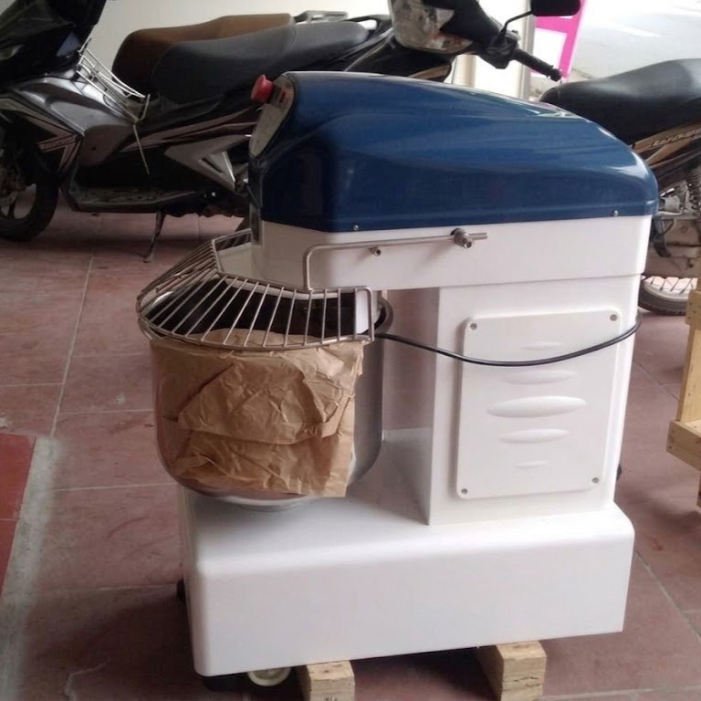 Máy trộn bột hai tốc độ 66 lít Berjaya BJY-SM50D, chụp thực tế, máy trộn bột hai tốc độ, thố có lưới