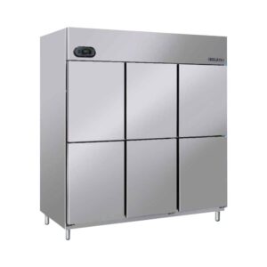 Tủ mát 6 cánh đứng Berjaya BS 6DUC/Z, ảnh sản phẩm nền trắng