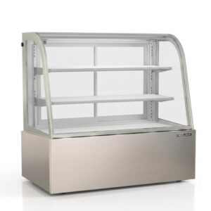 Tủ trưng bày bánh nóng kính cong Berjaya HDW-12SS-3