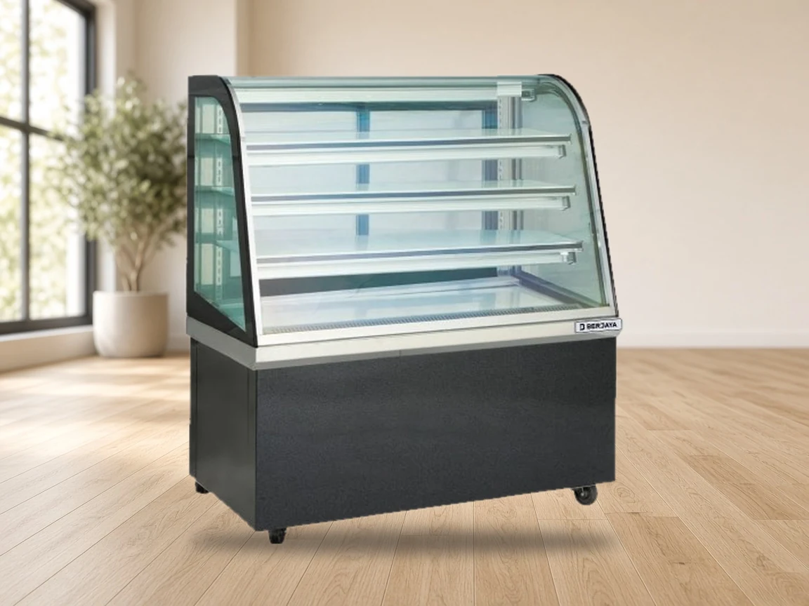 Tủ trưng bày bánh nóng kính cong Berjaya HDW12SB13-3